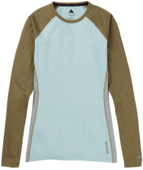 Burton MIDWEIGHT X BASE LAYER CREW WMN MARTINI ETHER BLUE S