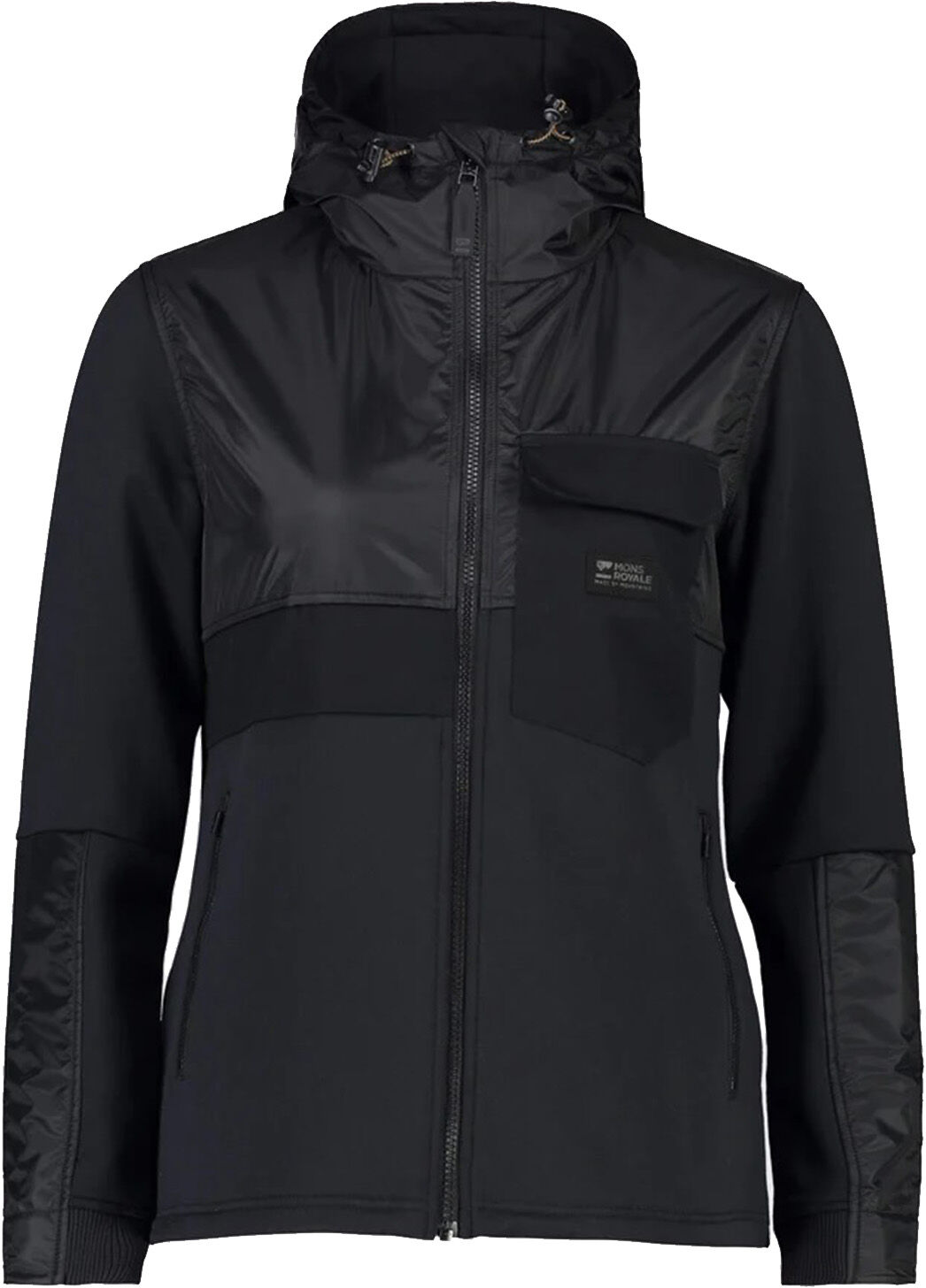 MONS ROYALE WMN DECADE MERINO HOODY BLACK XS