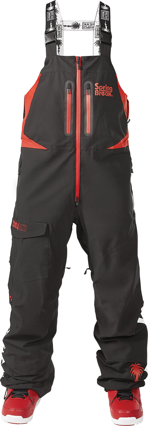 THIRTYTWO SPRING BREAK POWDER BIB RED BLACK L