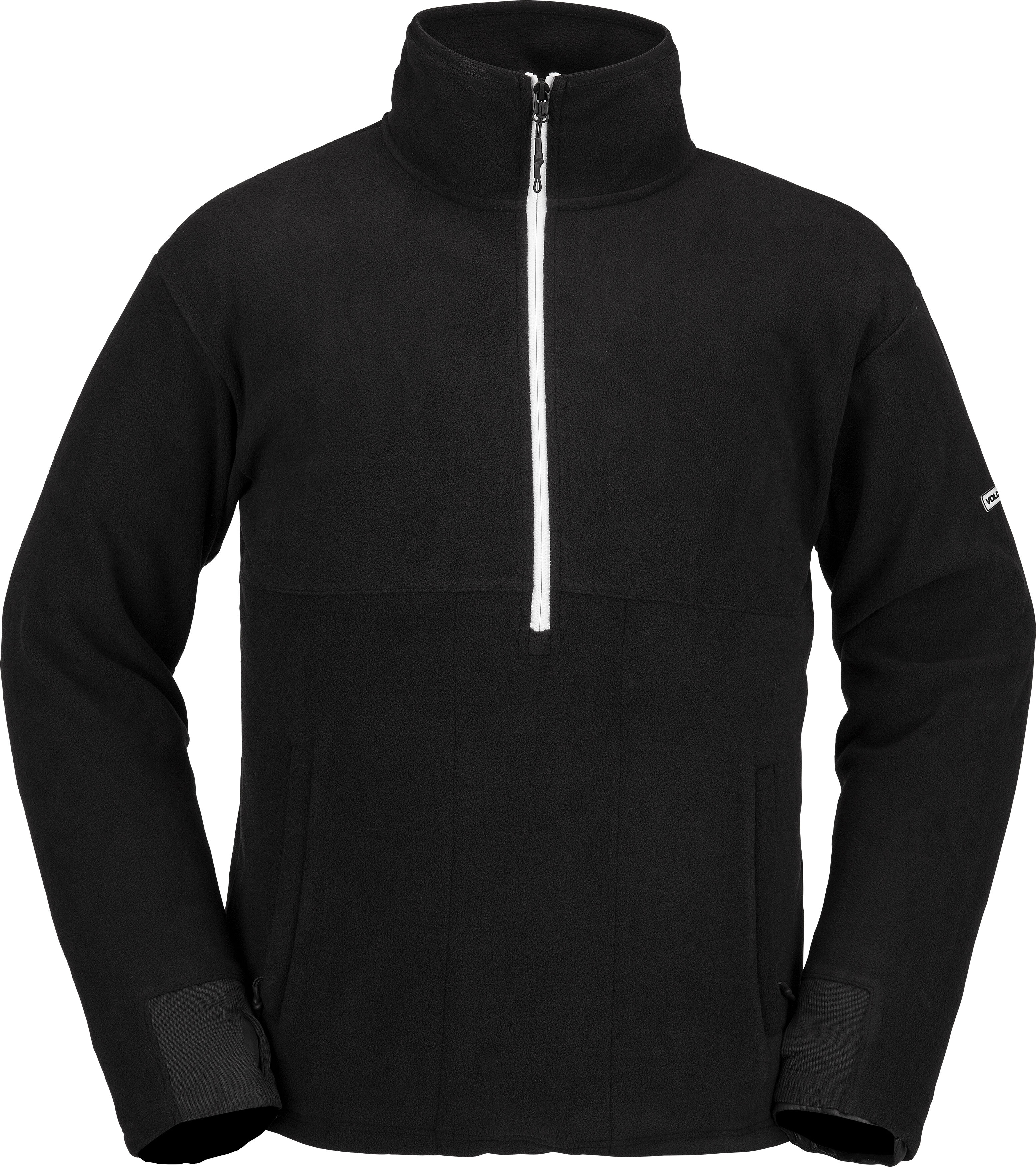 Volcom POLAR FLEECE MOCK HALF ZIP BLACK M