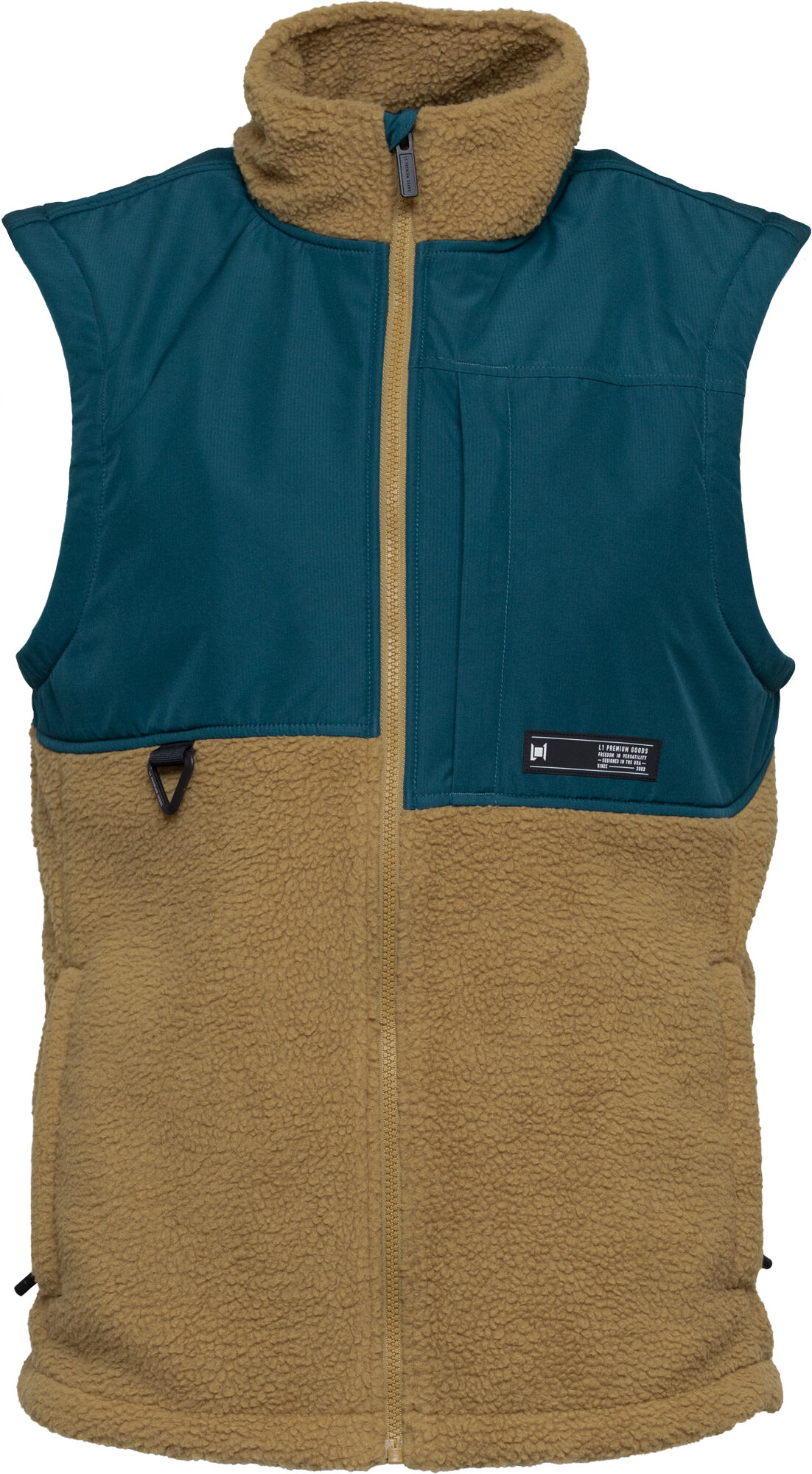 L1 NITRO ONYX FLEECE VEST DULL GOLD ABYSS L