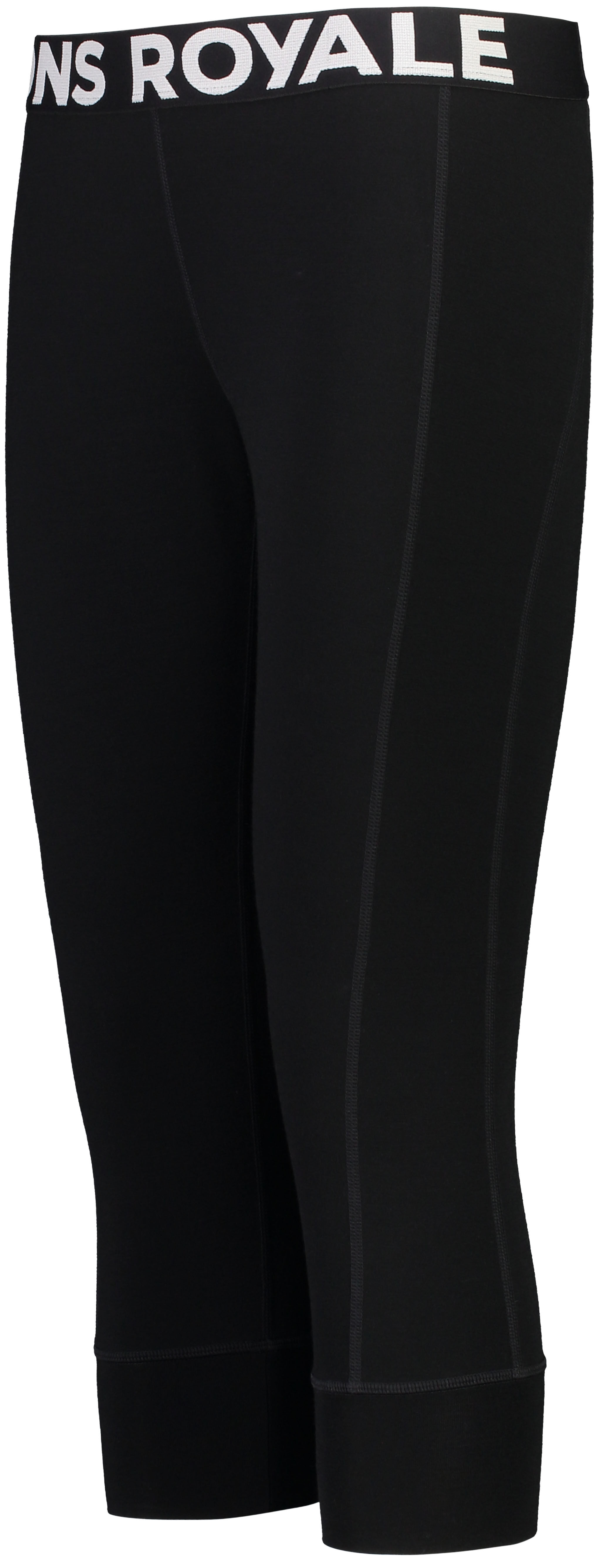 MONS ROYALE CASCADE MERINO FLEX 200 3/4 LEGGING BLACK XS