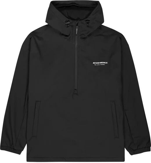 BEYOND MEDALS SOFTSHELL HALF ZIP BLACK L