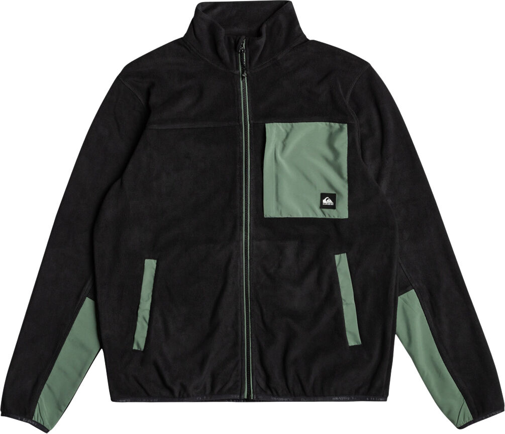 Quiksilver PEAK POINT FULL ZIP FLEECE TRUE BLACK S