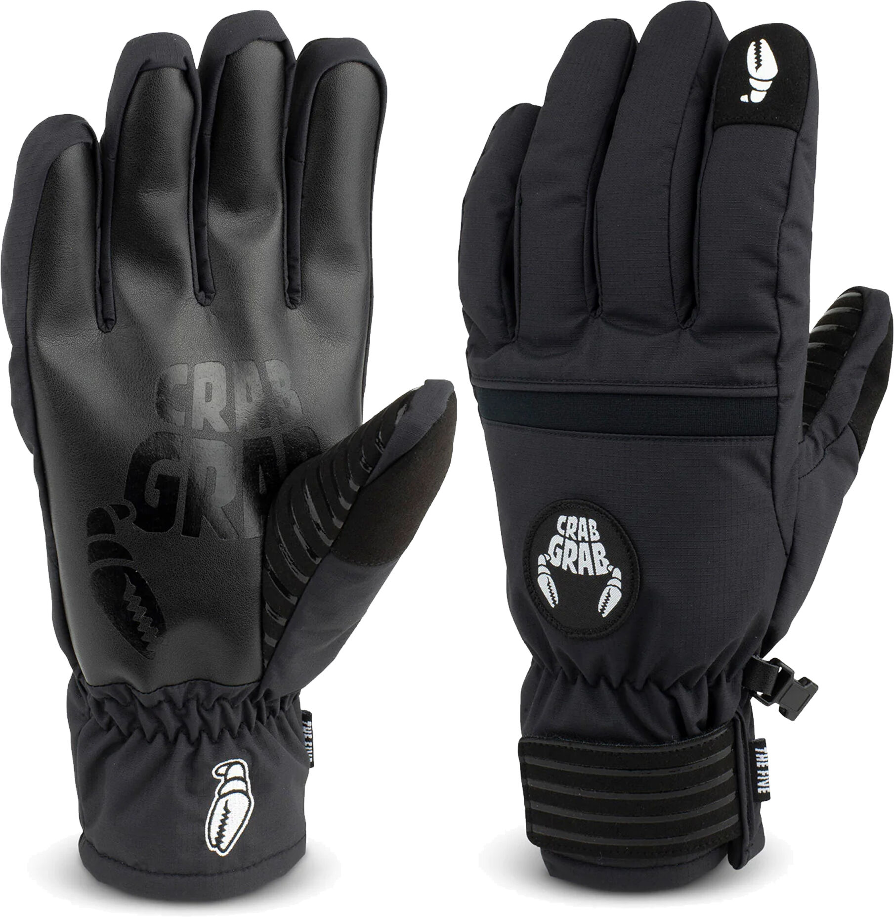 CRAB GRAB FIVE GLOVE BLACK XL