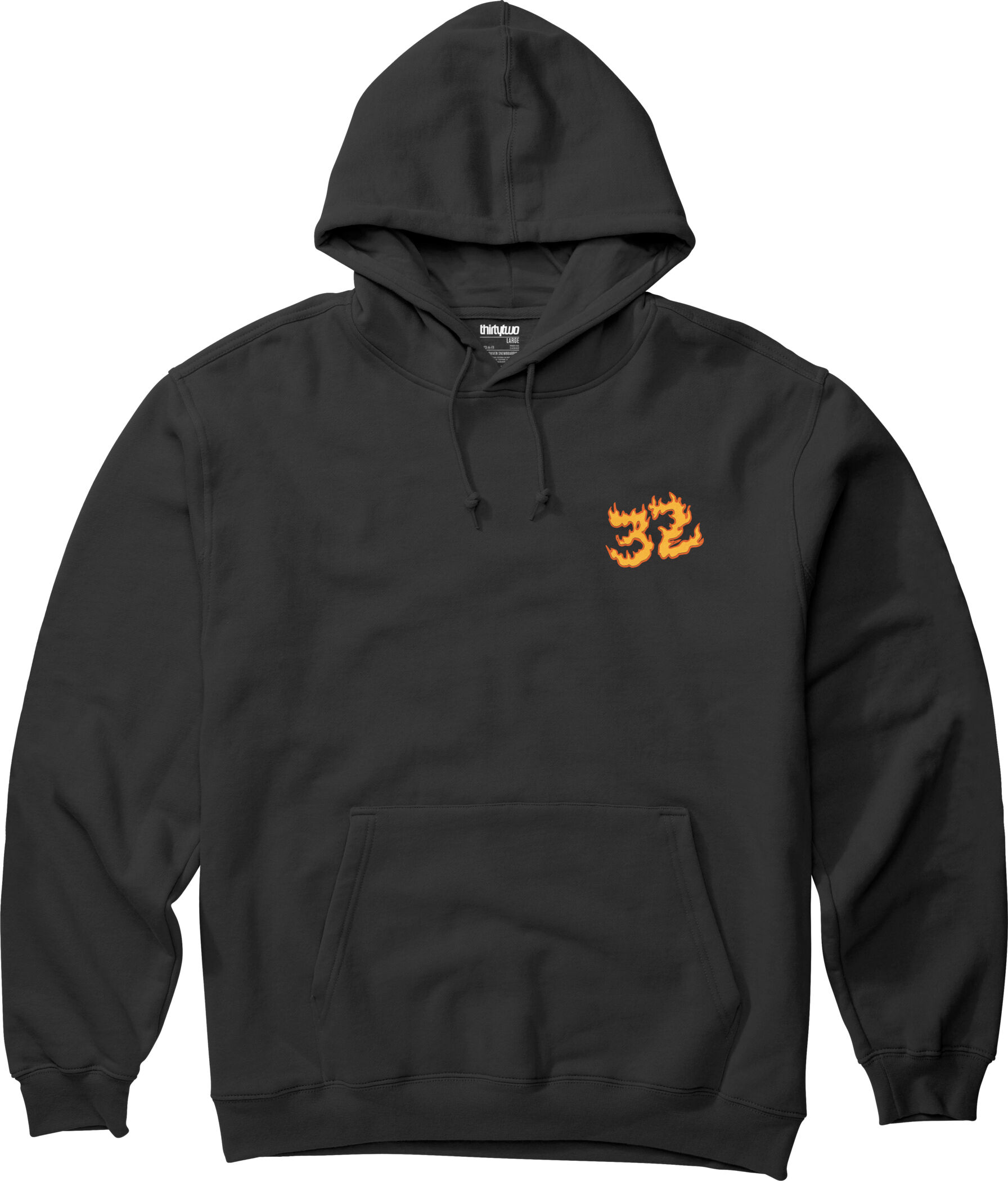 THIRTYTWO YOUTH FLAME HOODIE BLACK M