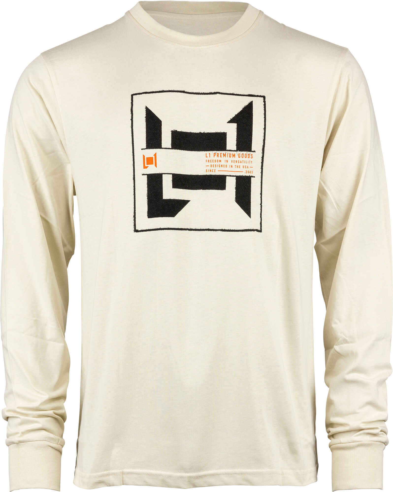 L1 NITRO SKETCHED LS TEE CREAM L