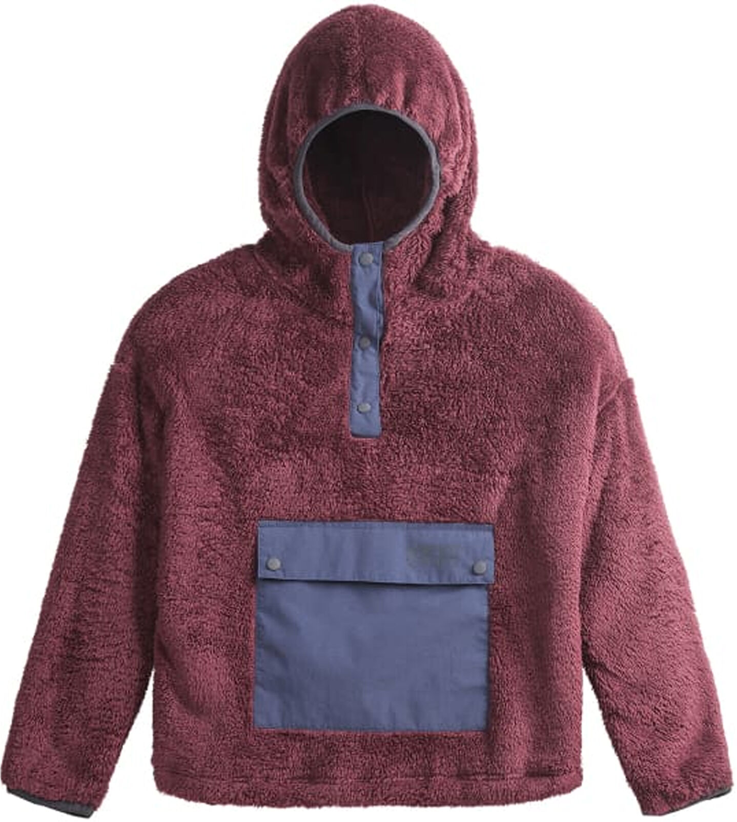 PICTURE DARIE 1/4 FLEECE HOODIE TAWNY PORT M