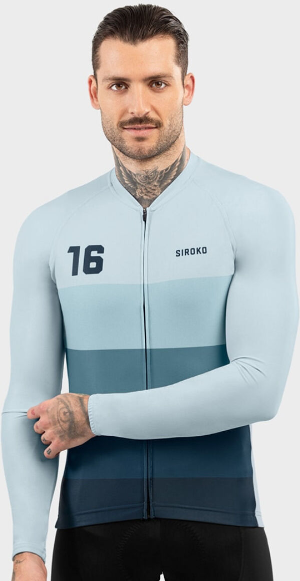 SIROKO -30% Maglietta da Ciclismo a Maniche Lunghe M2 Focus taglia XL