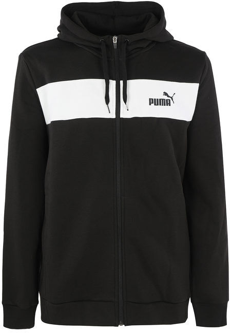 Puma FZ Panel Tracksuit Felpa da uomo con cappuccio e zip Felpe uomo Nero taglia L