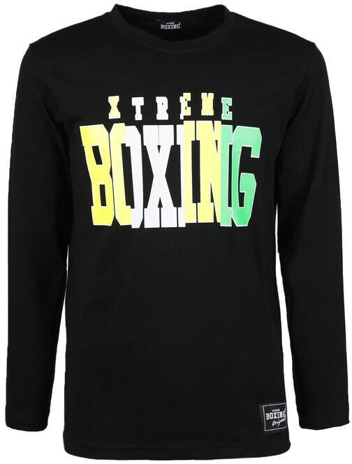 Xtreme Boxing maglietta manica lunga T-Shirt e Top uomo Nero taglia XXL