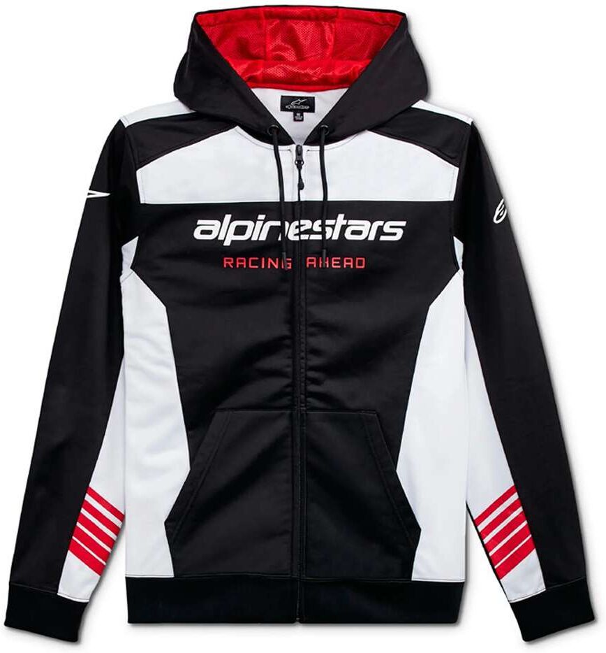 Felpa Casual Alpinestars SESSIONS LXE FLEECE Nero Bianco taglia S