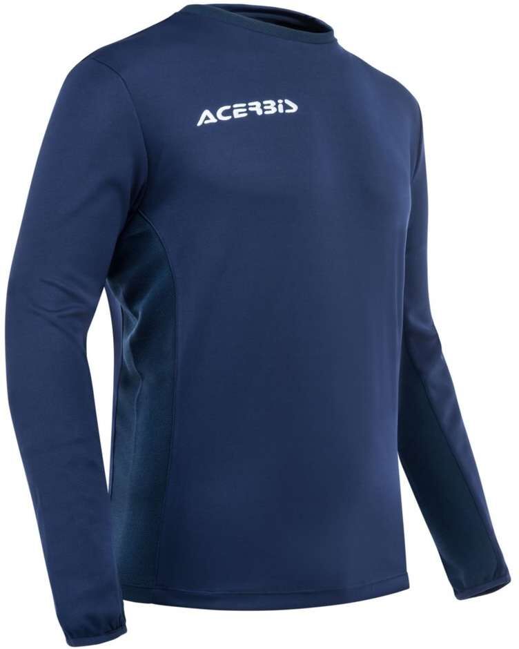 Felpa da Allenamento Girocollo Acerbis BELATRIX Blu taglia 4XL