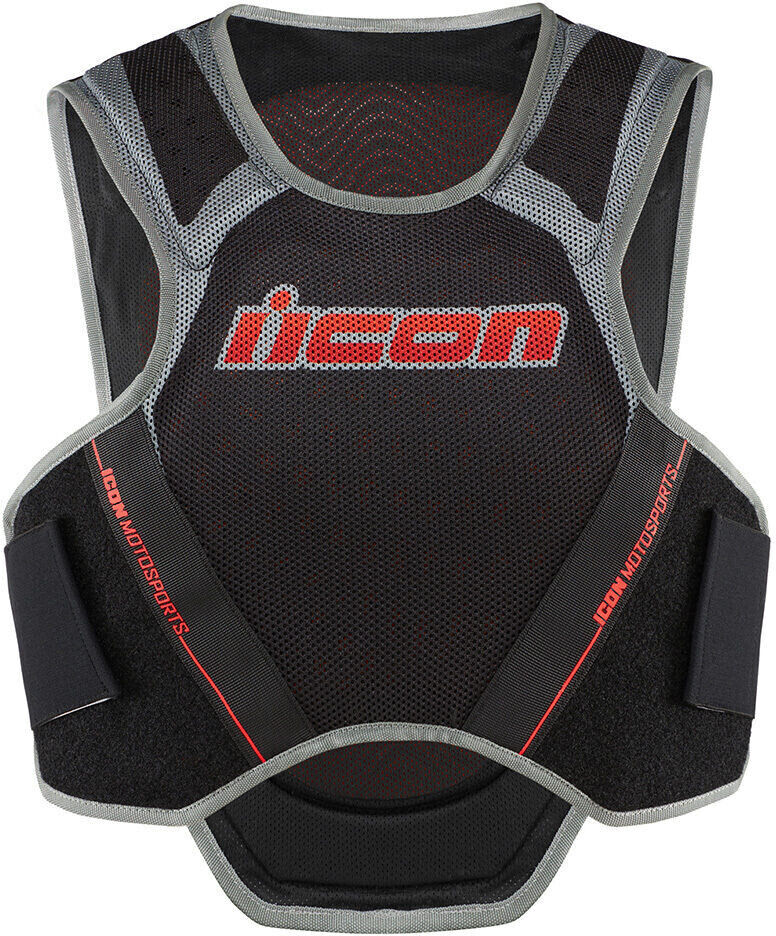 Gilet Protettivo Moto Icon SOFTCORE MEGABOLT Nero taglia XL/2XL