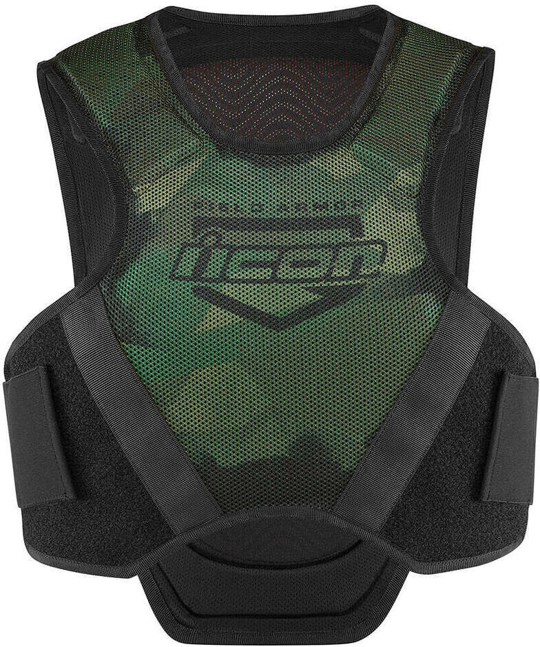 Gilet Protettivo Moto Icon SOFTCORE Verde Camo taglia M/L