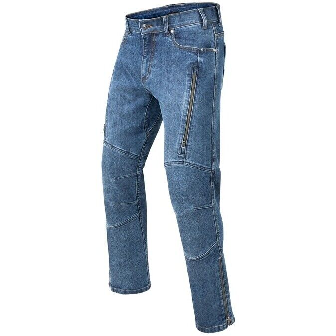 Jeans Moto Rebelhorn HAWK III REGULAR FIT WASHED Blu L32 taglia 42