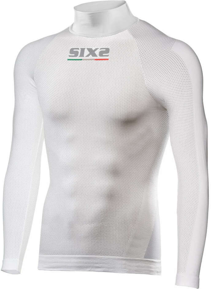 Lupetto Intimo Tecnico Maniche Lunche Moto Sixs TS3 Bianco taglia XS