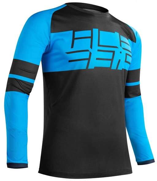 Maglia Bici Acerbis Mtb eBike Speeder Nero blu taglia S