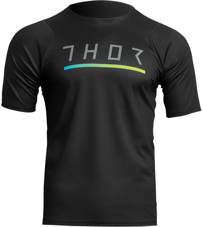 Maglia Bici Mtb Thor JERSEY Assist Caliber Nero taglia L