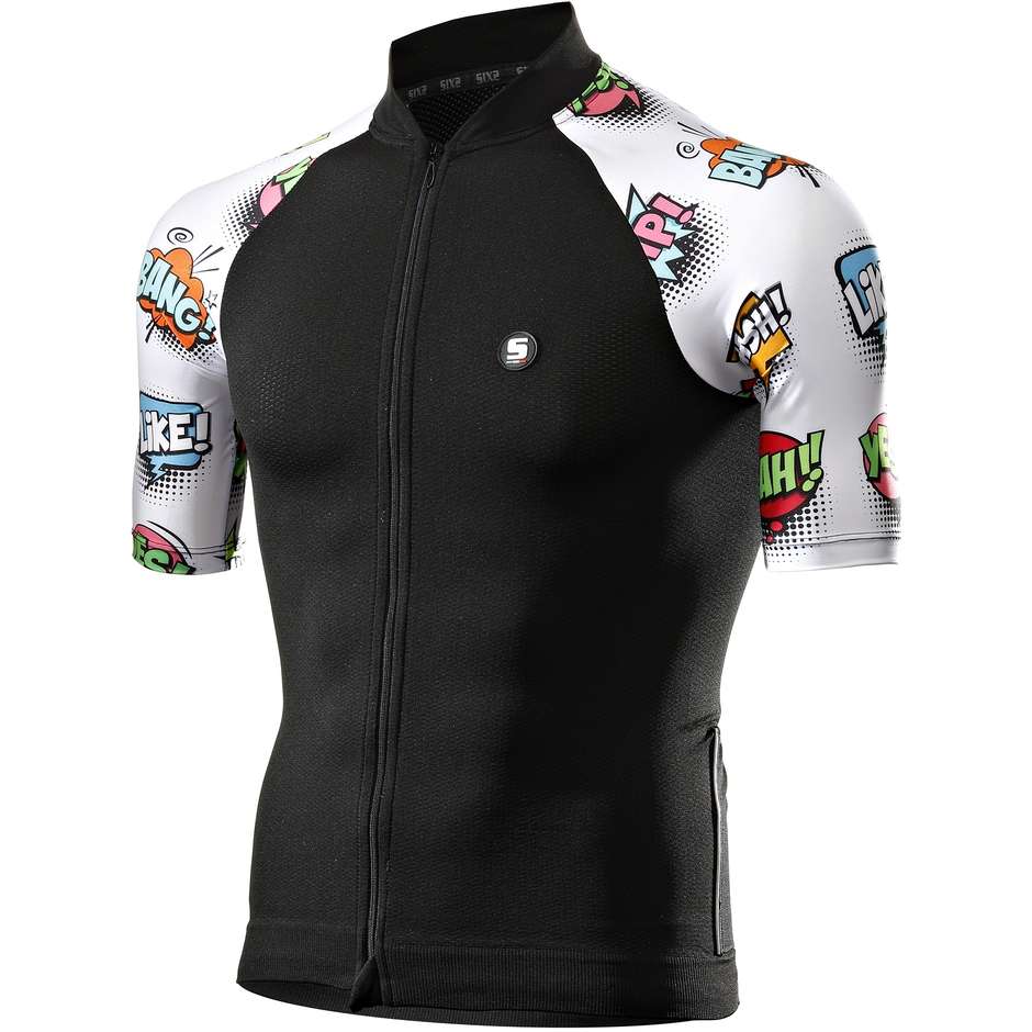 Maglia da Ciclismo Maniche Corte Sixs FANCY JERSEY Comic taglia XS