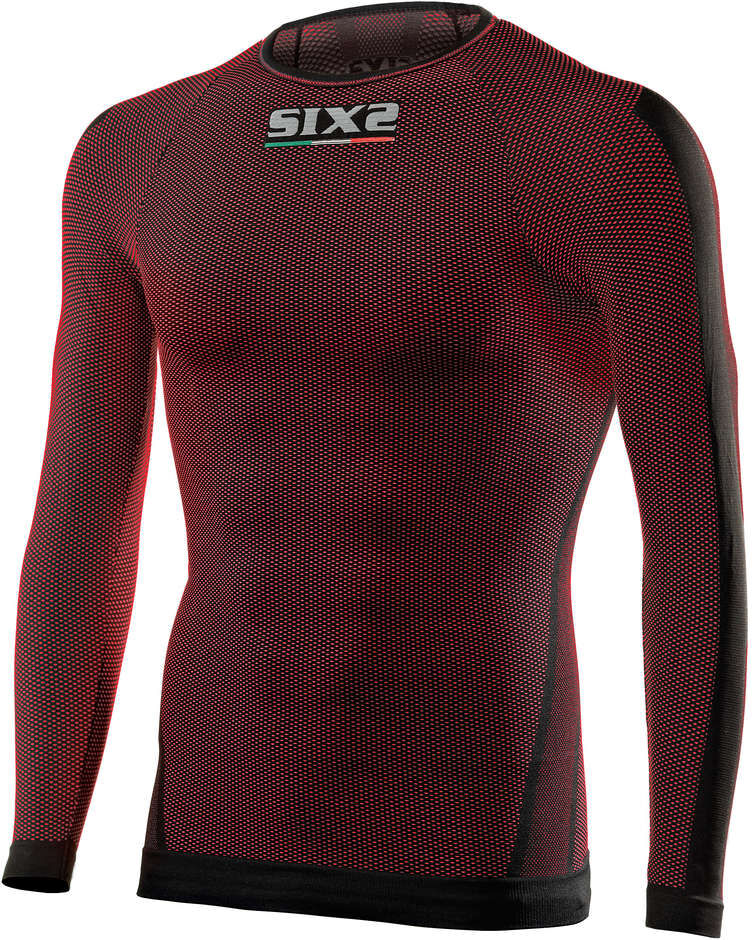 Maglia Intima Maniche Lunghe Sixs TS2 Dark Red taglia M/L