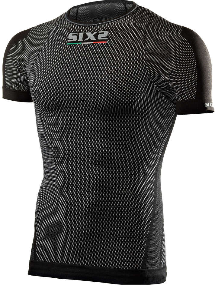 Maglia Intima Sixs PRO TS1 T Nero (Predisposta per Protezion taglia XL