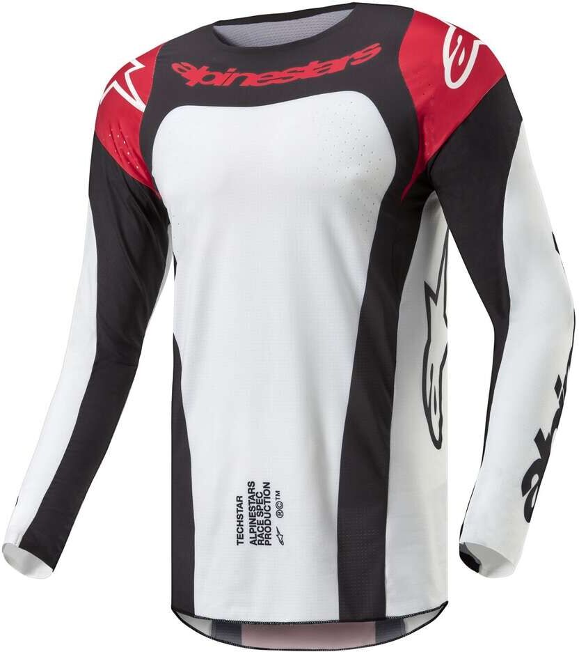 Maglia Moto Cross Enduro Alpinestars TECHSTAR OCURI Rosso Bi taglia XL