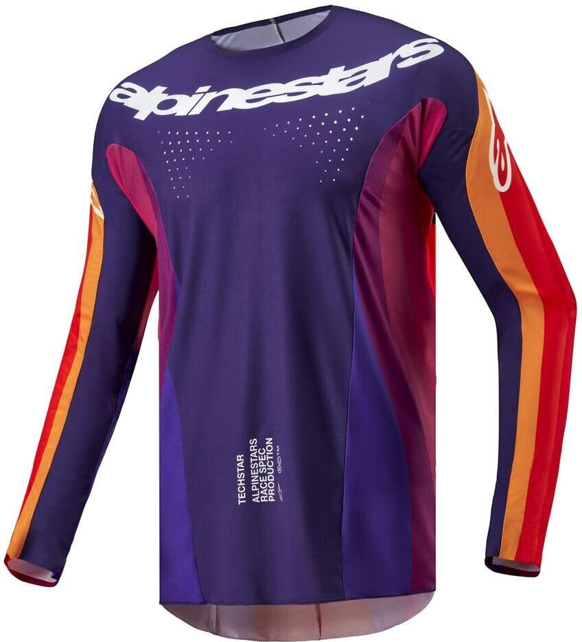 Maglia Moto Cross Enduro Alpinestars TECHSTAR PNEUMA Arancio taglia XL