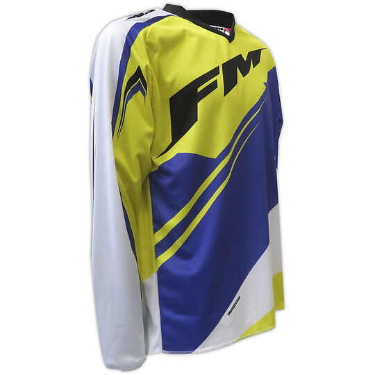 Fm racing Maglia moto Cross Enduro FM Racinf X23 Force Giallo Blu taglia XL