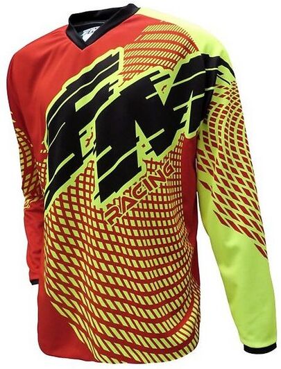 Maglia Moto Cross Enduro Fm racing X26 POWER 001 Rosso Giall taglia L