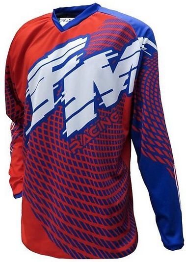 Maglia Moto Cross Enduro Fm Racing X26 POWER 006 Rosso Blu taglia M