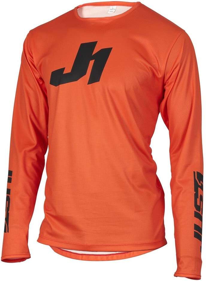 Maglia Moto Cross Enduro Just1 J-ESSENTIAL SOLID Arancio taglia 2XL