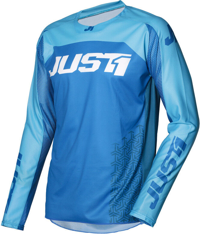 Maglia Moto Cross Enduro Just1 J-FORCE Terra Blu Bianco taglia S