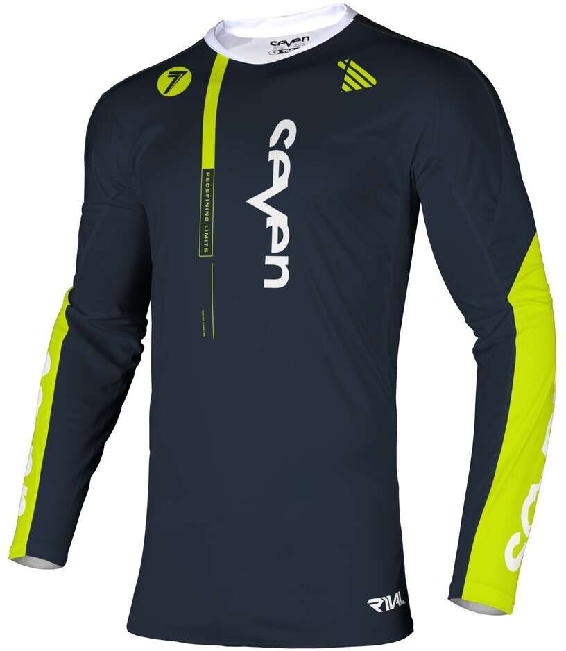 Maglia Moto Cross Enduro Seven Mx RIVAL RIFT Navy taglia L