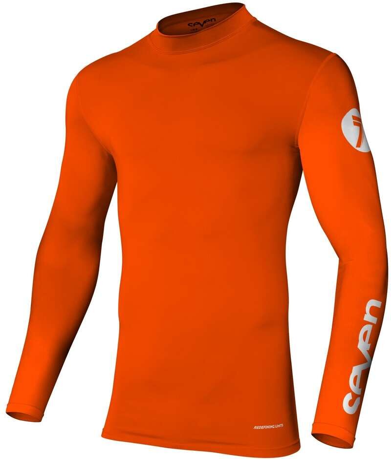 Maglia Moto Cross Enduro Seven Mx ZERO COMPRESSION Arancio F taglia M