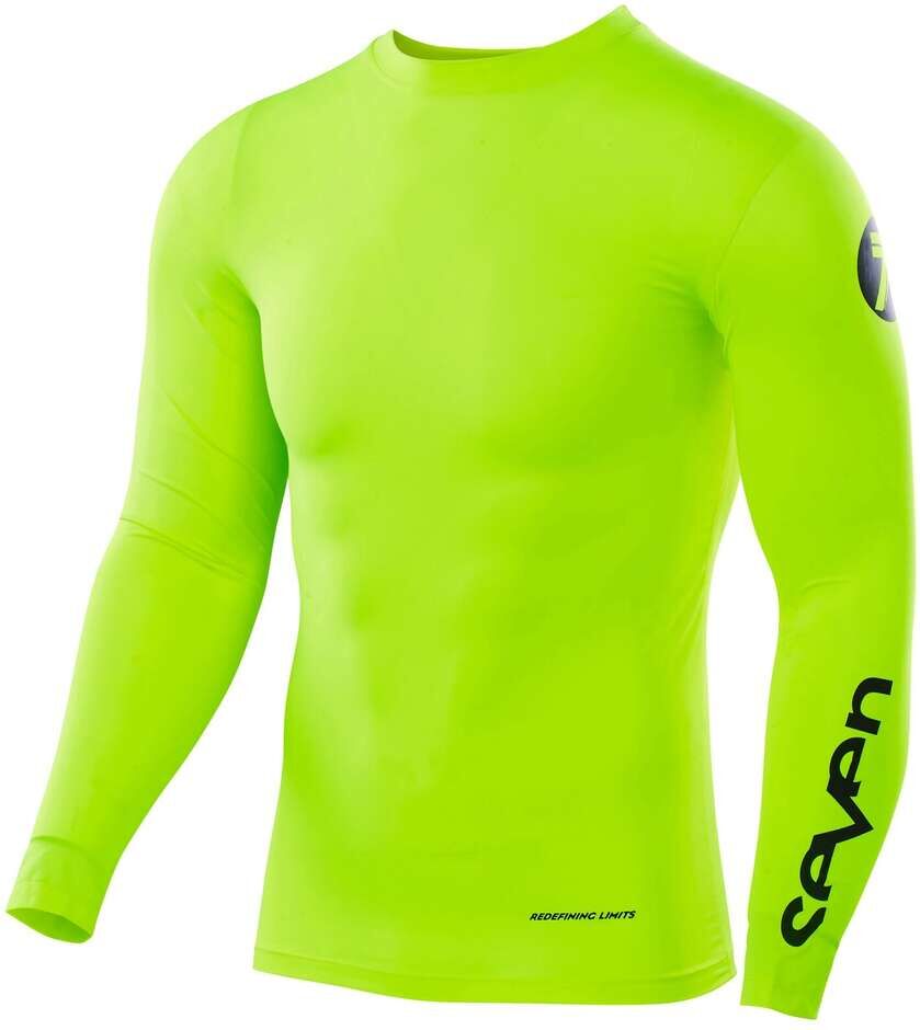 Maglia Moto Cross Enduro Seven Mx ZERO COMPRESSION Giallo Fl taglia M