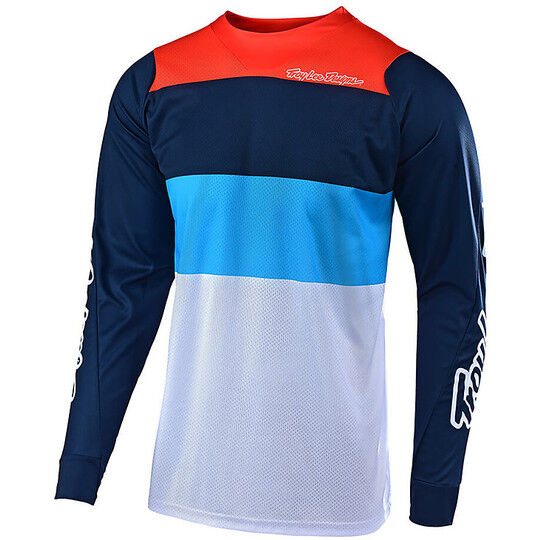 Maglia Moto Cross Enduro Troy Lee Designs SE AIR BETA Bianco taglia L