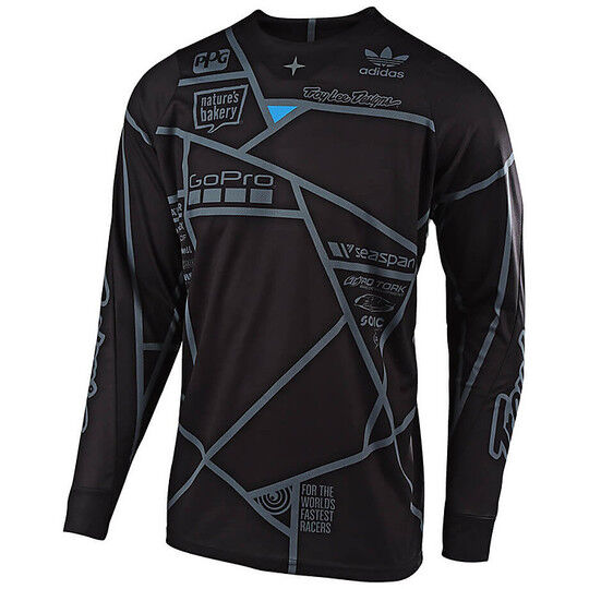 Maglia Moto Cross Enduro Troy Lee Designs SE METRIC Nero taglia S