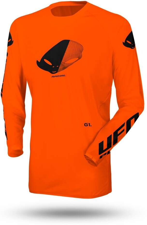 Maglia Moto Cross Enduro Ufo SLIM RADIAL Arancio Fluo taglia L