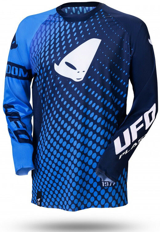 Maglia Moto Cross Enduro Ufo SLIM RADOM Blu taglia XL