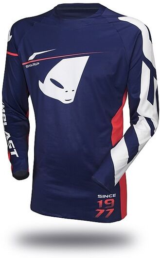 Maglia Moto Cross Enduro Ufo SLIM SHARP Blu Rosso taglia 2XL