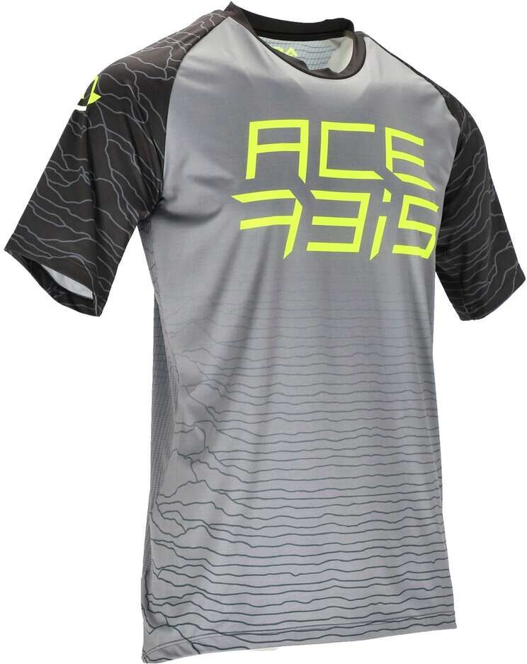 Maglia Moto Mtb Acerbis Modello FLEX HALO Grigio Giallo taglia S