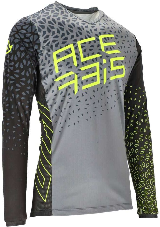 Maglia Moto Mtb Acerbis Modello WINTERFELL Grigio Giallo taglia M