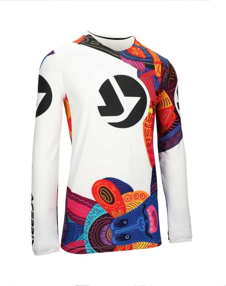 Maglia Motocross Enduro ACERBIS X-FLEX VERAS Bianco taglia XL