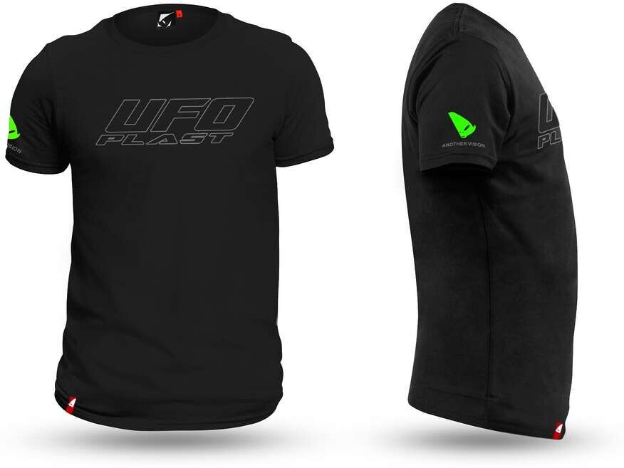 Maglia T-shirt Ufo ALIEN Nero Verde taglia M