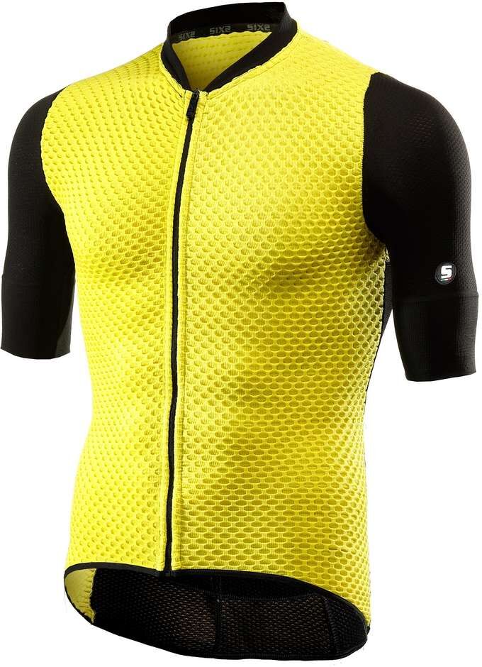 Maglia Tecnica Ciclismo Sixs Mezza Stagione Hive Giallo Tour taglia S