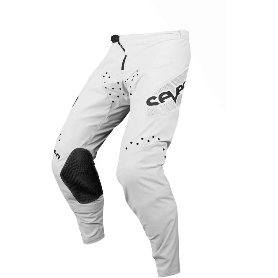 Pantaloni Moto Cross Enduro Seven Mx ZERO STAPLE Bianchi taglia 38