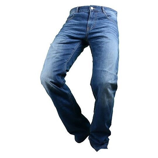MANYMANY Jeans da Moto per Uomo Pantaloni da Moto protettivi per Jeans,  Blu, S/M/L/XL/2XL/3XL