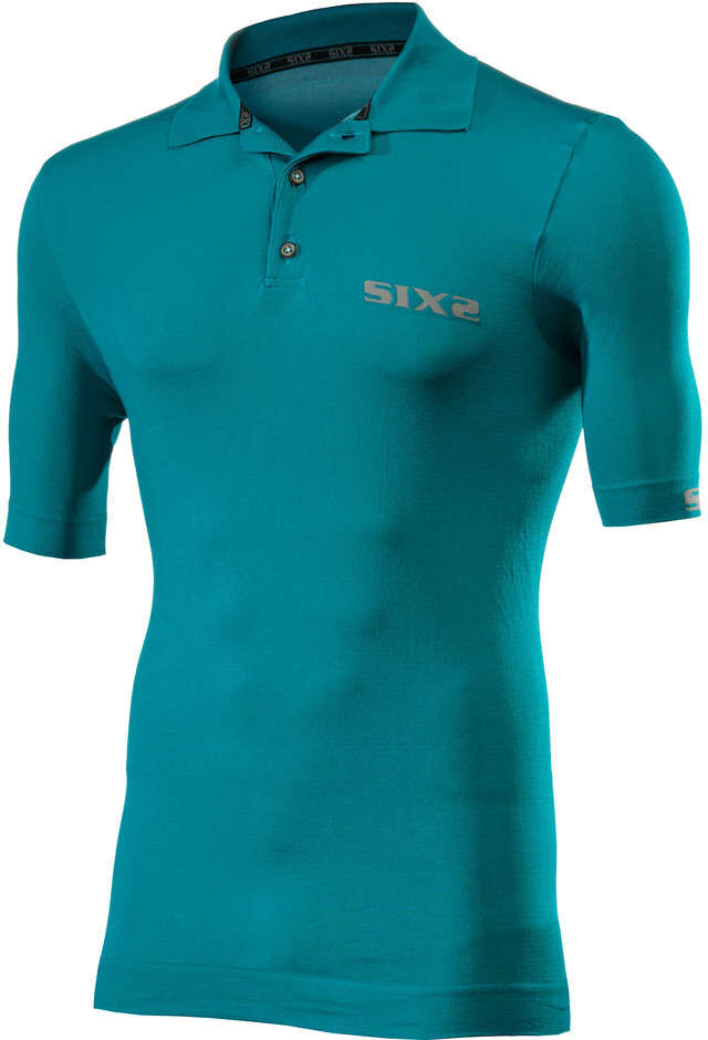 Polo Intima Maniche Corte Sixs POLO Activewear Teal taglia S