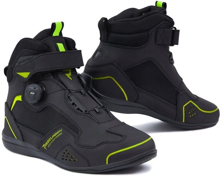 Scarpe Moto Rebelhorn SPARK II Nero Fluo Giallo taglia 36